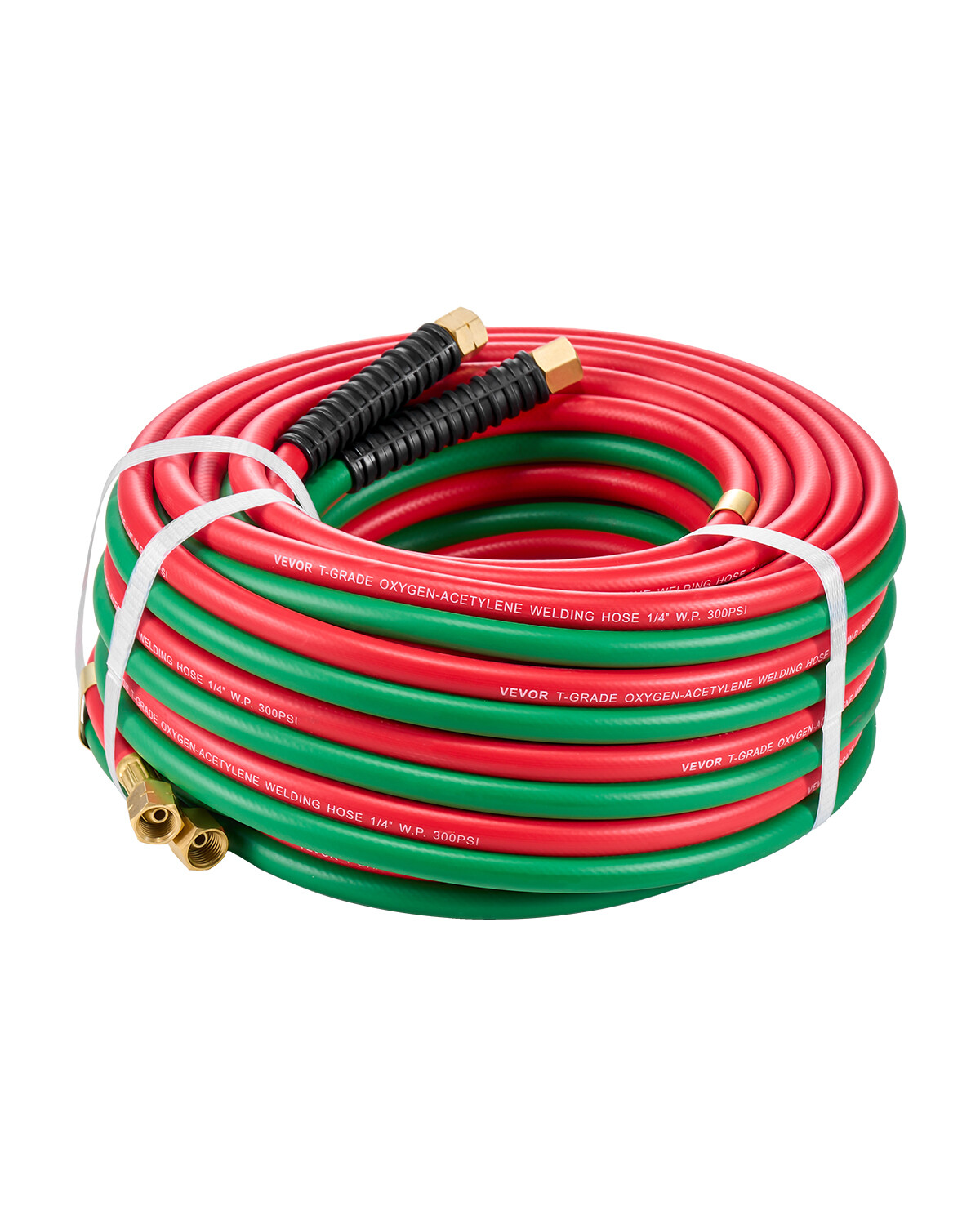 Oxygen Acetylene Hose 1/4-Inch x 50FT T Grade Hose 300PSI Max Working Pressure