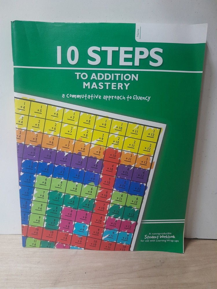 Learning Wrap-Ups 10 Steps to Addition Mastery Student Workbook- NEW