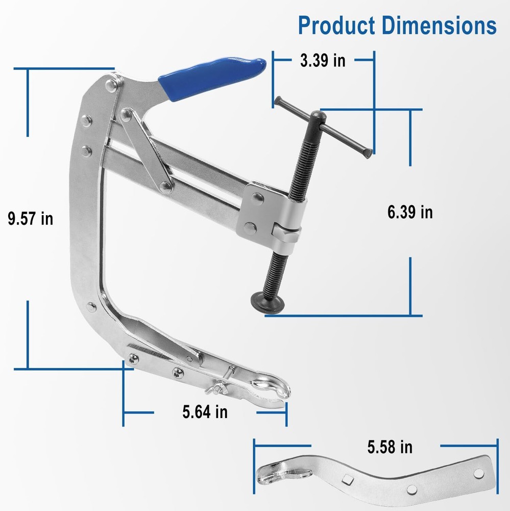 8 in Valve Spring Compressor Universal Valve Spring Removal Tool Compatible w...
