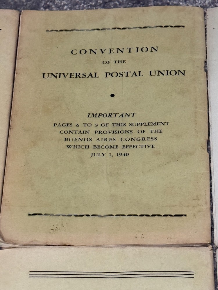 6 United States Official Postal Guides From 1940 Paperback