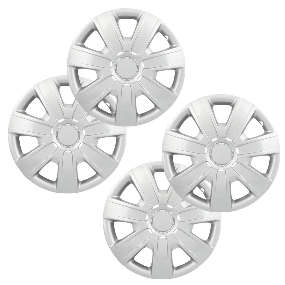 15 Inch Hubcap Set 4 Pcs Replacement Durable Automotive Wheels