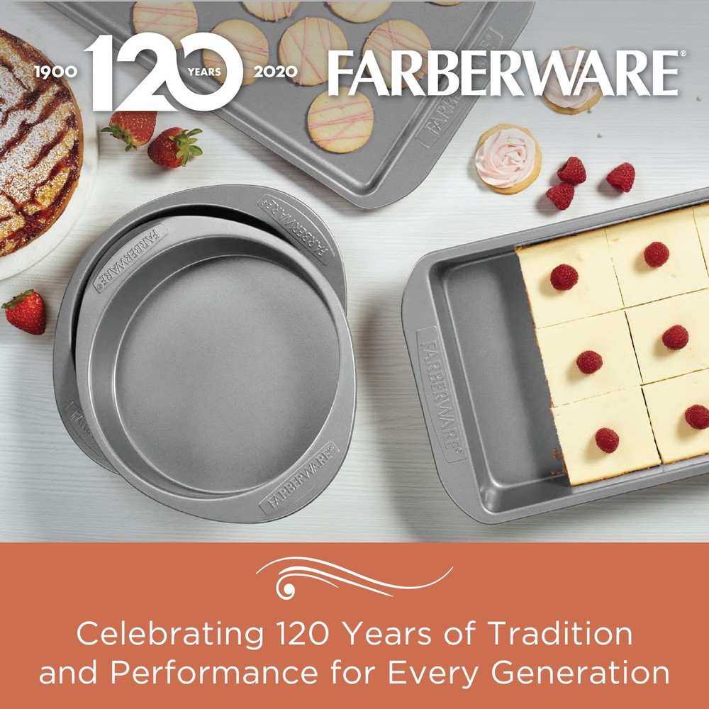 Nonstick Bakeware Muffin Cupcake & Sheet Pan Set 4-Piece Gray