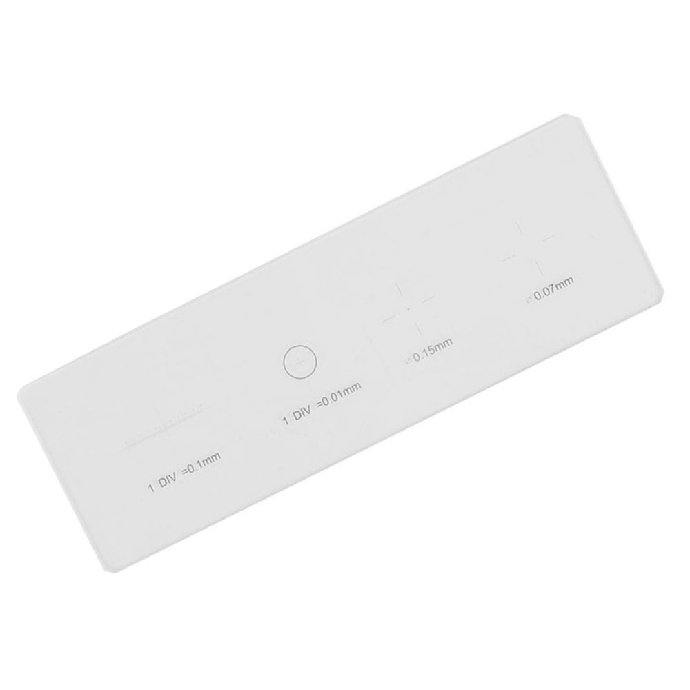 Microscope Objective Micrometer Calibration Slide Glass Stage Micrometer DIV CS
