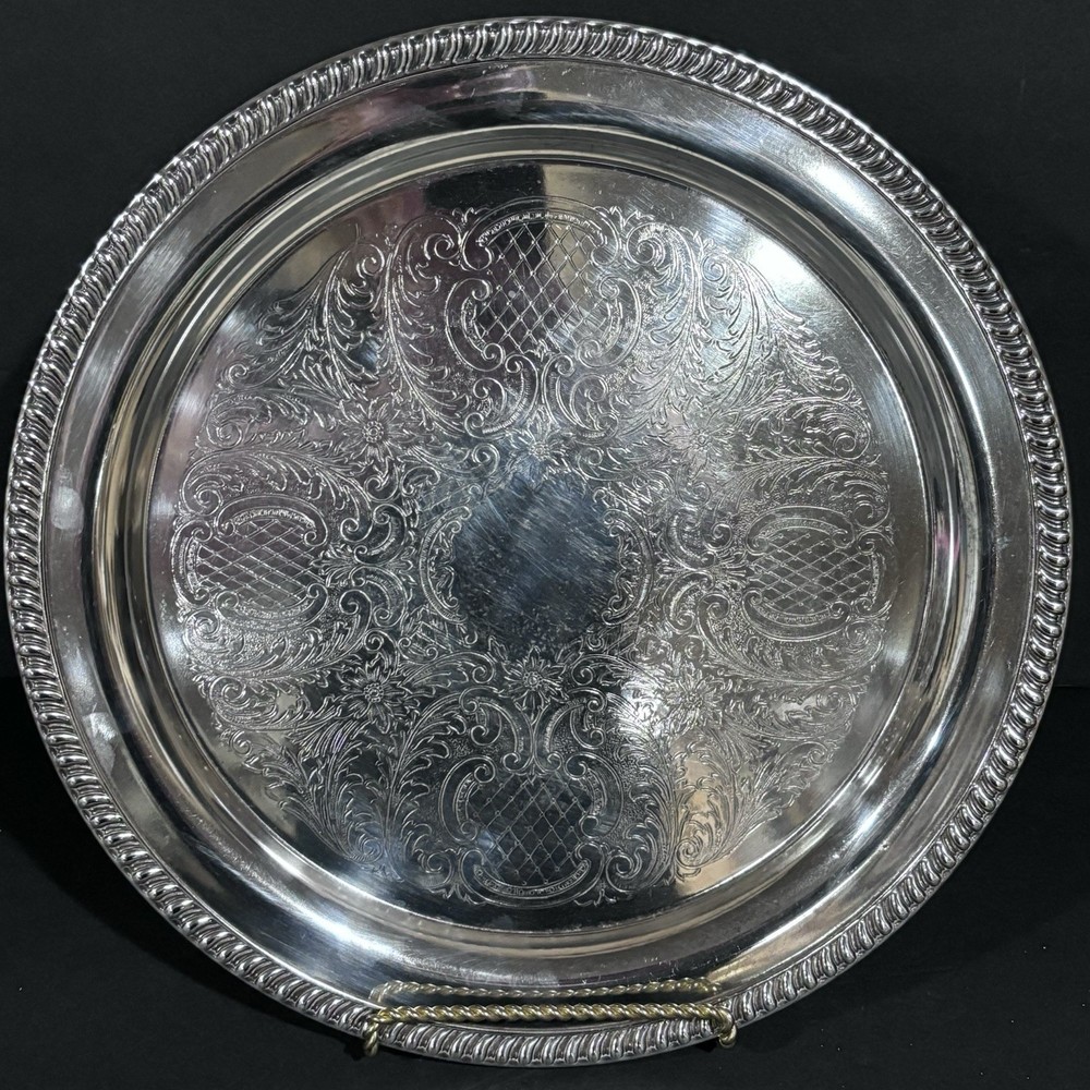 Leonard Silverplate Serving Tray