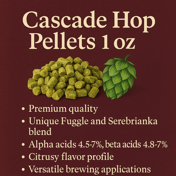 YCH Hops Cascade Hop Pellets 1 oz