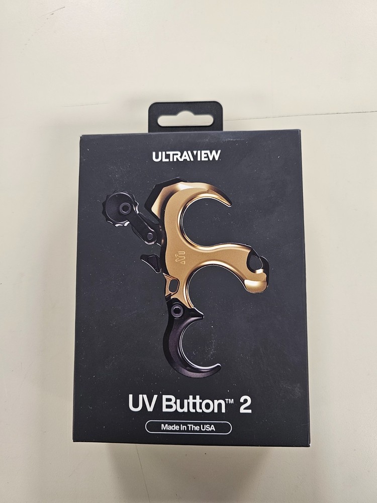 Ultraview UV Button 2 Brass NEW