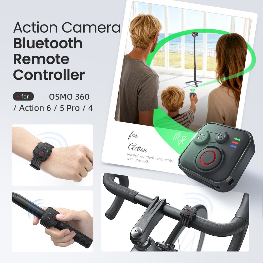 New Remote Controller for DJI Osmo 360 /for Action 6/5 Pro/4 Action Camera