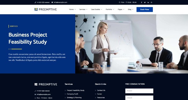 Premium Wordpress Elementor Template Kit Bundle | Finance & Law Firm theme