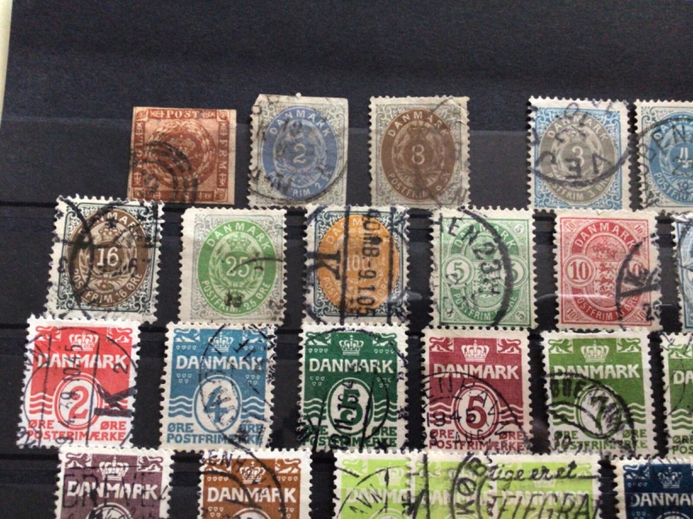 Denmark mounted mint or used stamps A15675