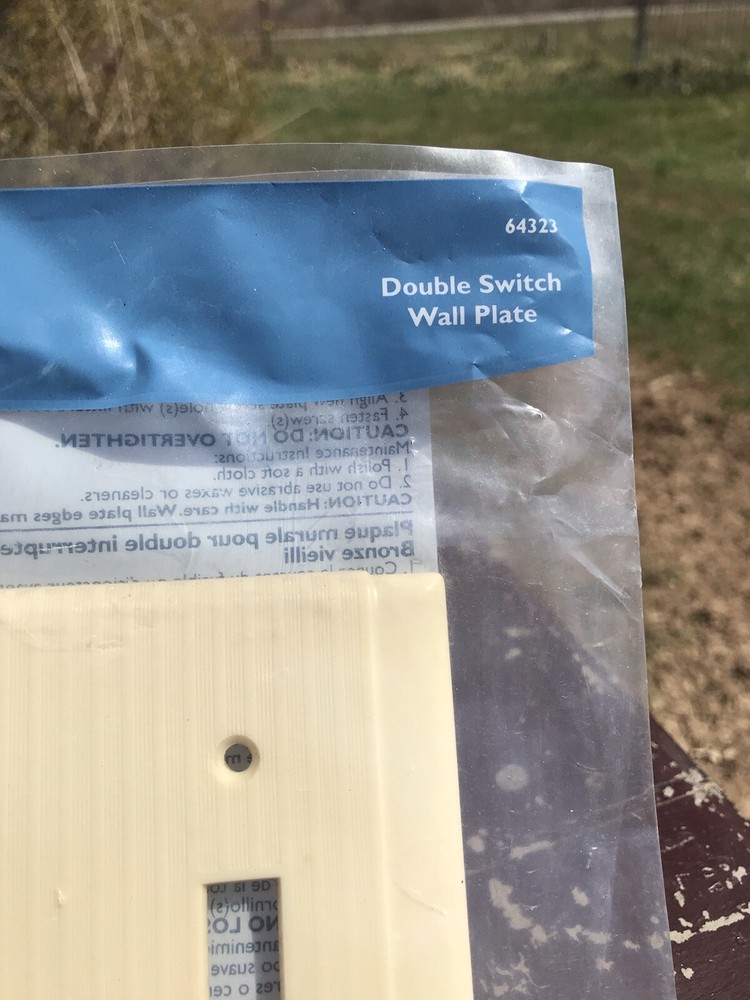 Liberty Hardware Wall Light Switch Plates One Double 2 Single Plastic