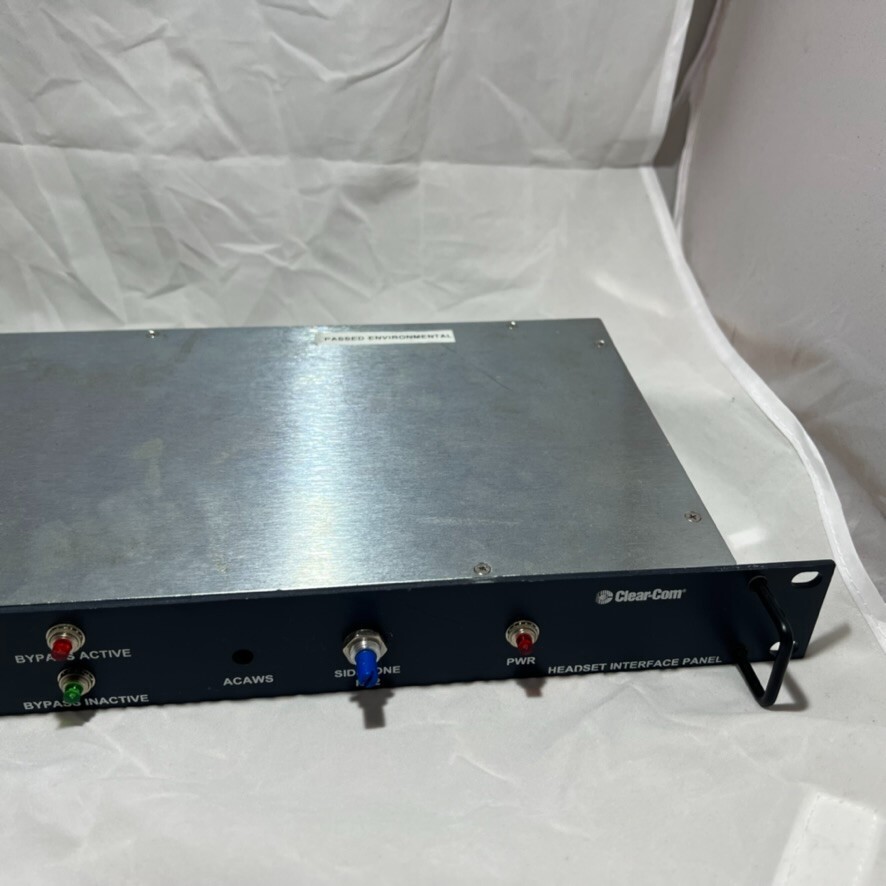 Used Clear-Com Headset Interface Panel Tested Working ClearCom
