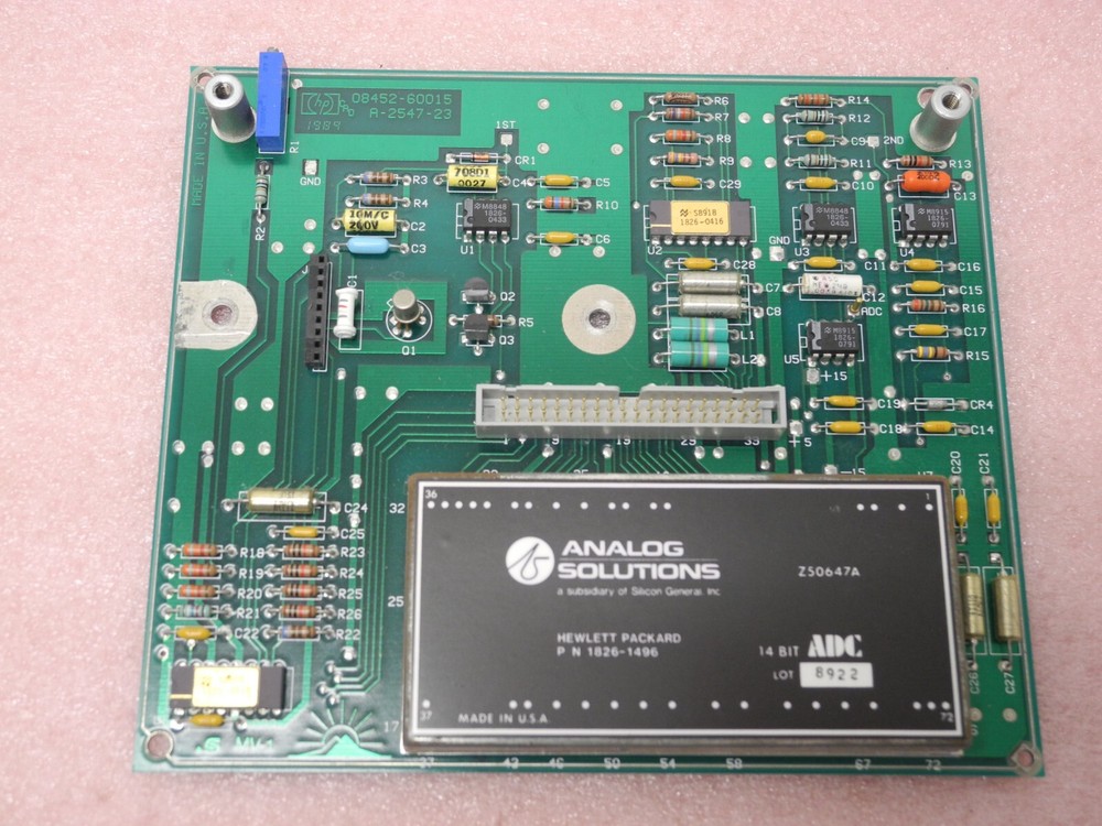 HP 08452-60015, A-2547-23, SHUTTER ASSY, HP8452A DIODE ARRAY SPECTROPHOTOMETER