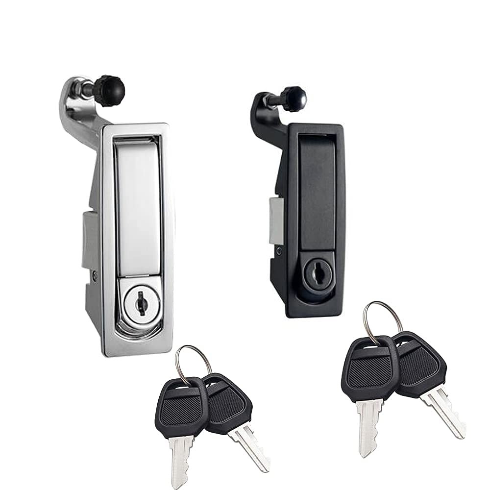 Compression Latch Lock 2 PCS Zinc Alloy Adjustable Lever Trigger Silver