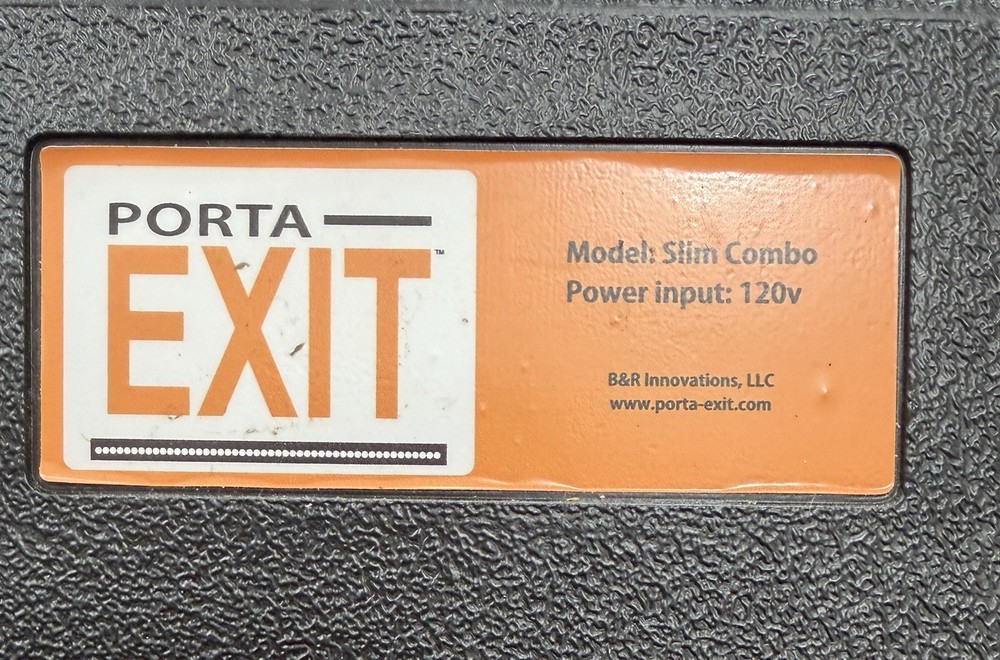 Porta Exit Portable Exit/Emergency Light Combo