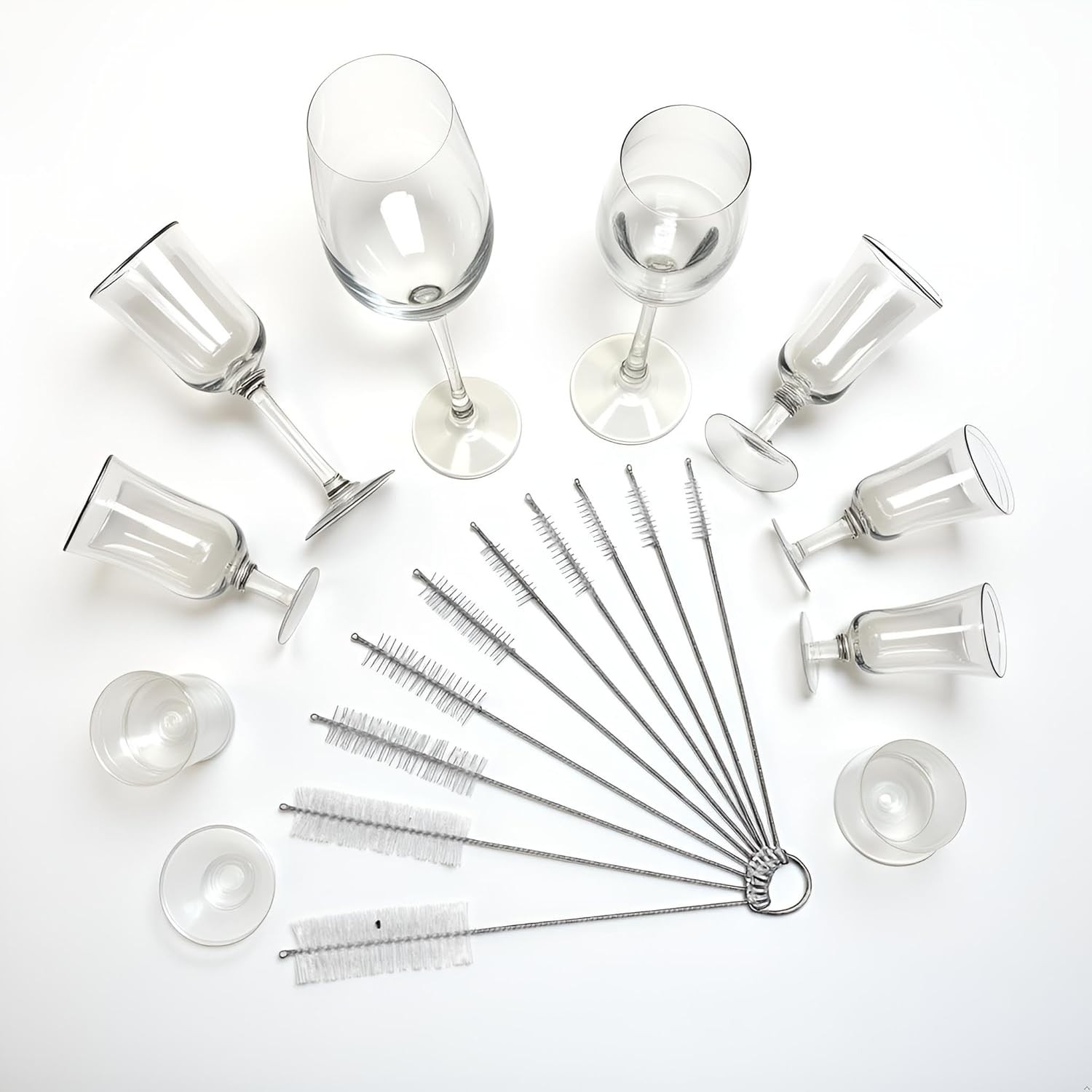 Nylon Straw Brush Cleaner Bottle Tube Pipe Small Long Cleaning 10Pcs Set USA Lot