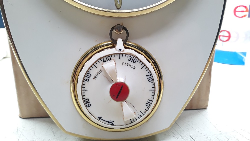 Schatz Preziosa Elexacta Vintage Kitchen Wall Clock With Timer Made In Germany