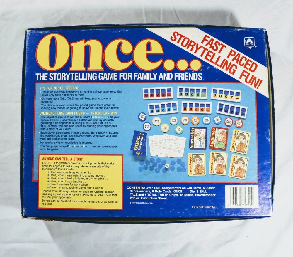 Vintage Party Game Once...1987