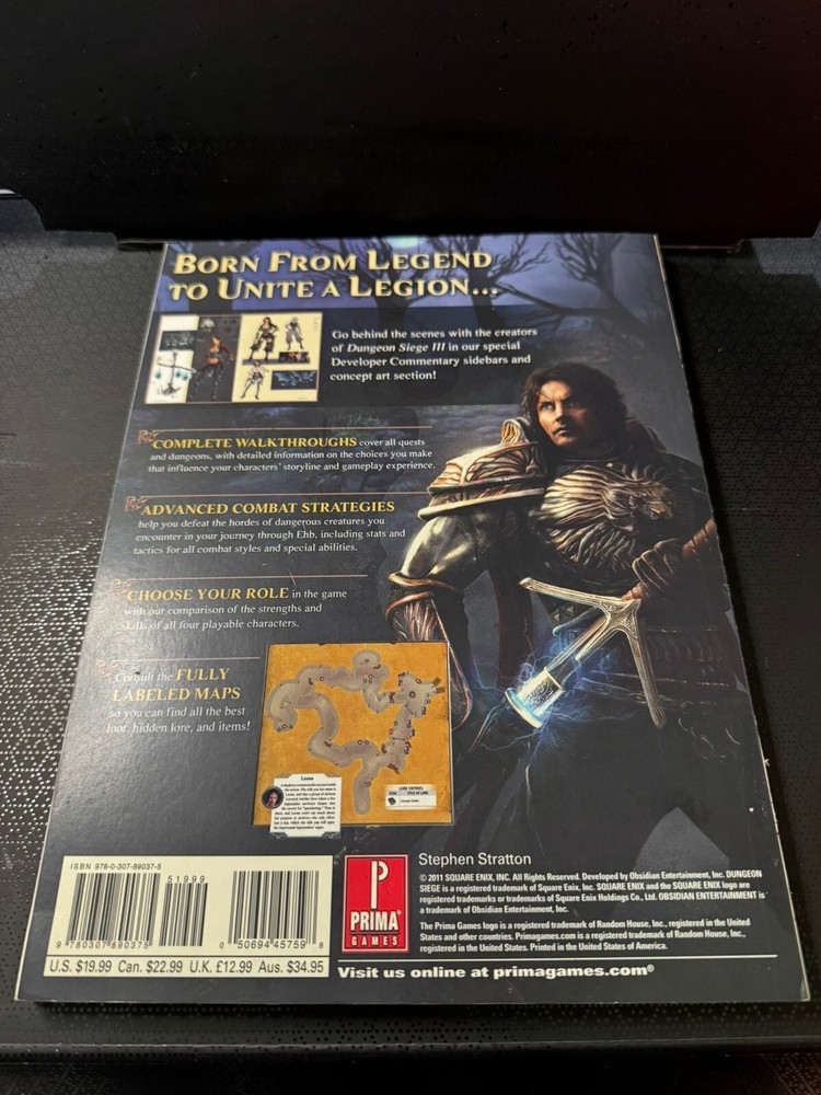 Dungeon Siege 3 Strategy Guide Prima Games 2011