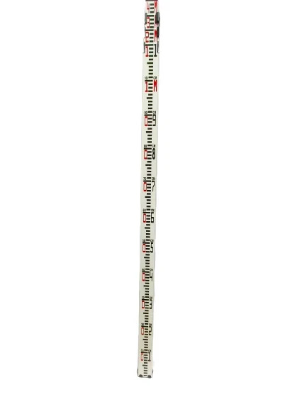 Levelling Staff Aluminium Telescopic 4 Meter 4 Section For Auto Level
