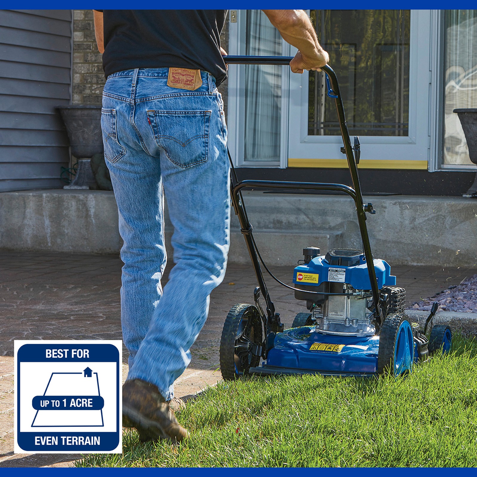 Powerhorse 21in. 3-in-1 Gas Lawn Mower, 200cc Engine