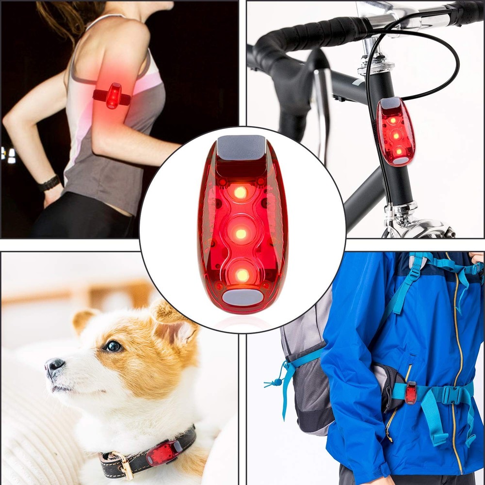 9 Pack Led Safety Light, Safety Light, High Visibility Strobe Running Lights ...