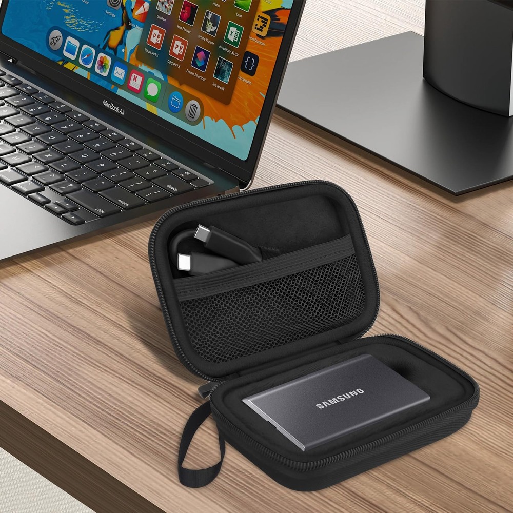 Hard Carrying Case for Samsung T7 / T7 Touch Portable SSD, External Solid Sta...
