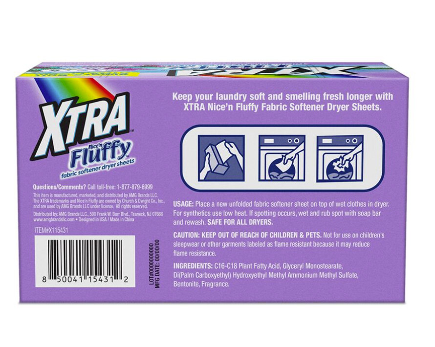 Xtra Tropical Passion Fabric Softener Dryer Sheets - 180 Count
