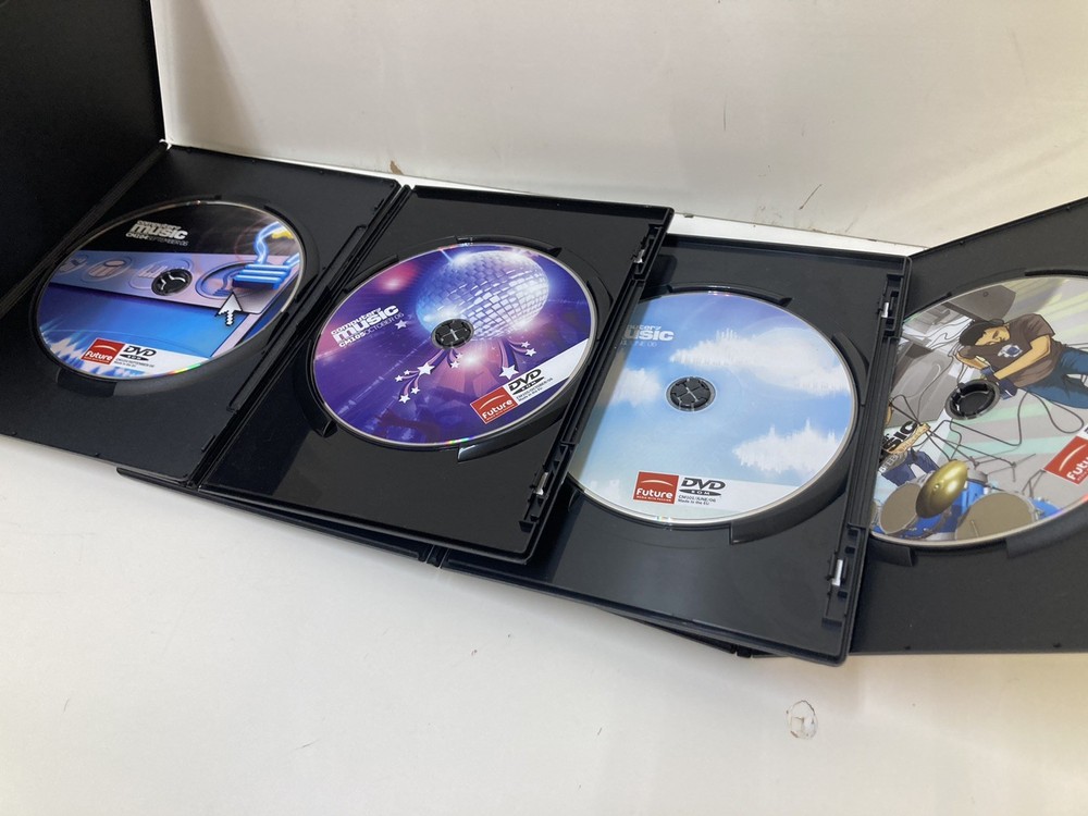 4 Computer Music Brand Sounds Samples DVDs. Good Condition