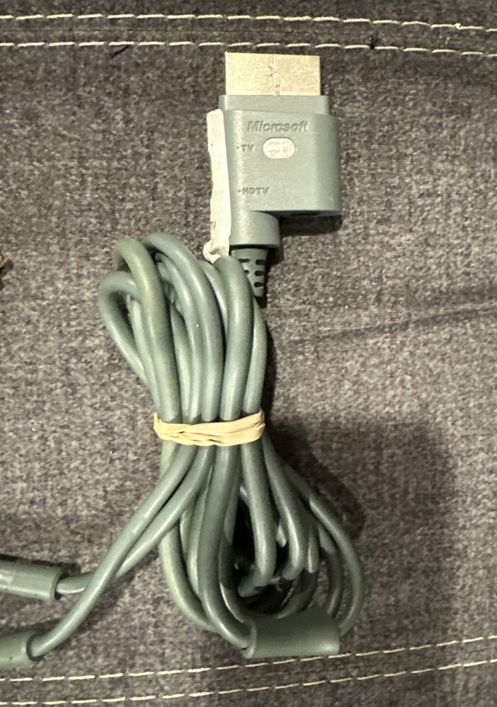 Official Microsoft Xbox 360 Audio Video AV Component HD Cable Cord! ~ Authentic!