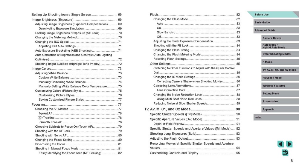 Canon EOS M5 Instruction Manual User Guide For Camera - 222 Pages Coil Bound