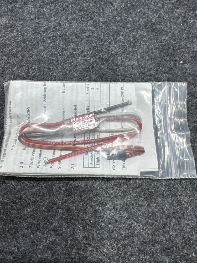 Castle Creations Pixie-20P Digital Motor Control small brushless esc