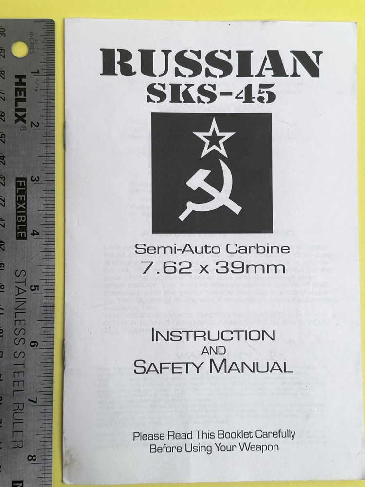 Russian SKS - 45 Manual