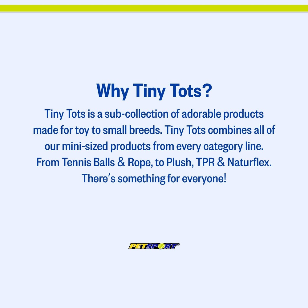 PETSPORT NaturFlex Hippo Tiny Tots 3.5"