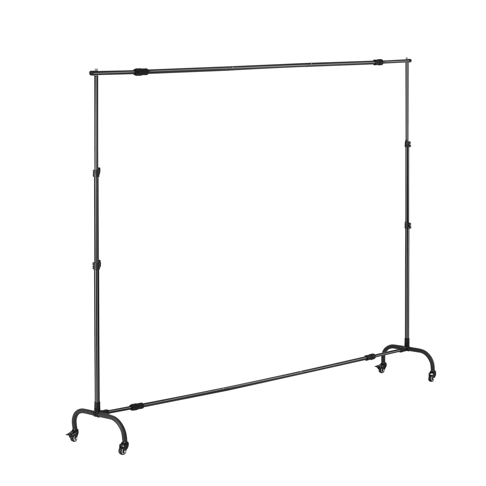 VEVOR Backdrop Stand Movable Stand Kit 7 x 10 ft for Party & Photo Video Studio