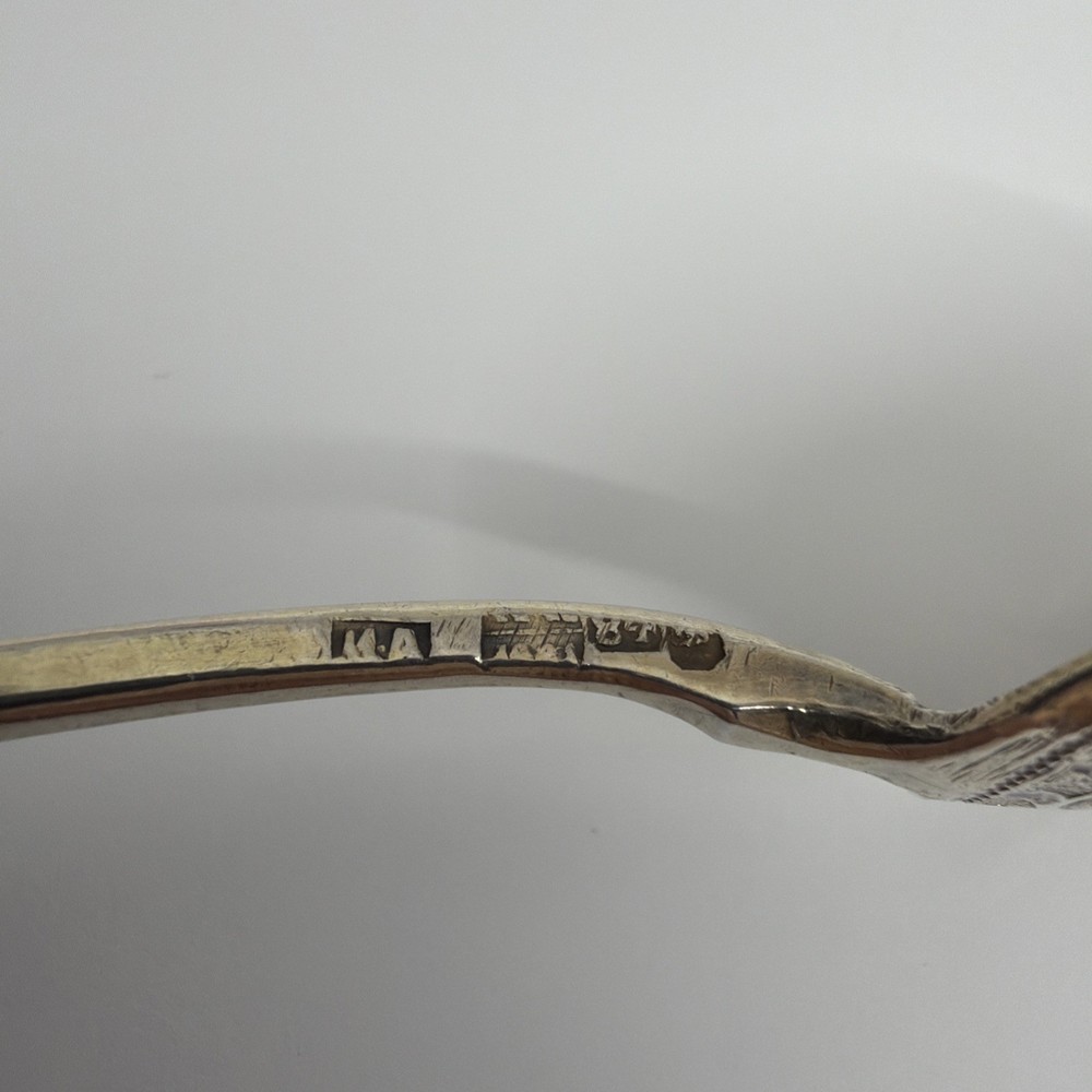 Russian Silver Spoons, Set Of 4, 84 Silver