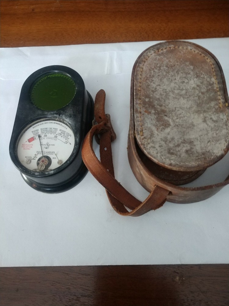 WESTON ELECTRIC SIGHT METER CIRCA 1937 - 703 TYPE 7 - IN WORKING CONDITION