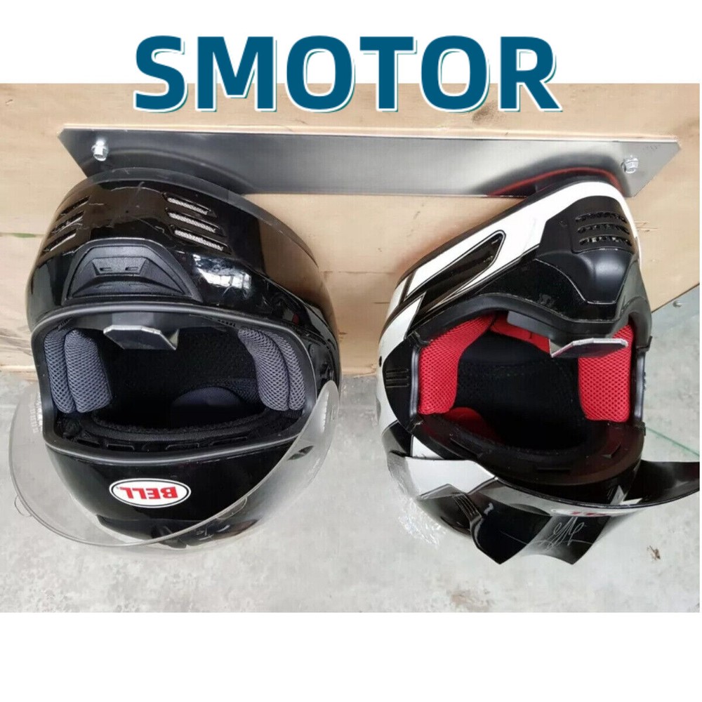 2-Hook Helmet Storage Rack for Enclosed Race Trailer