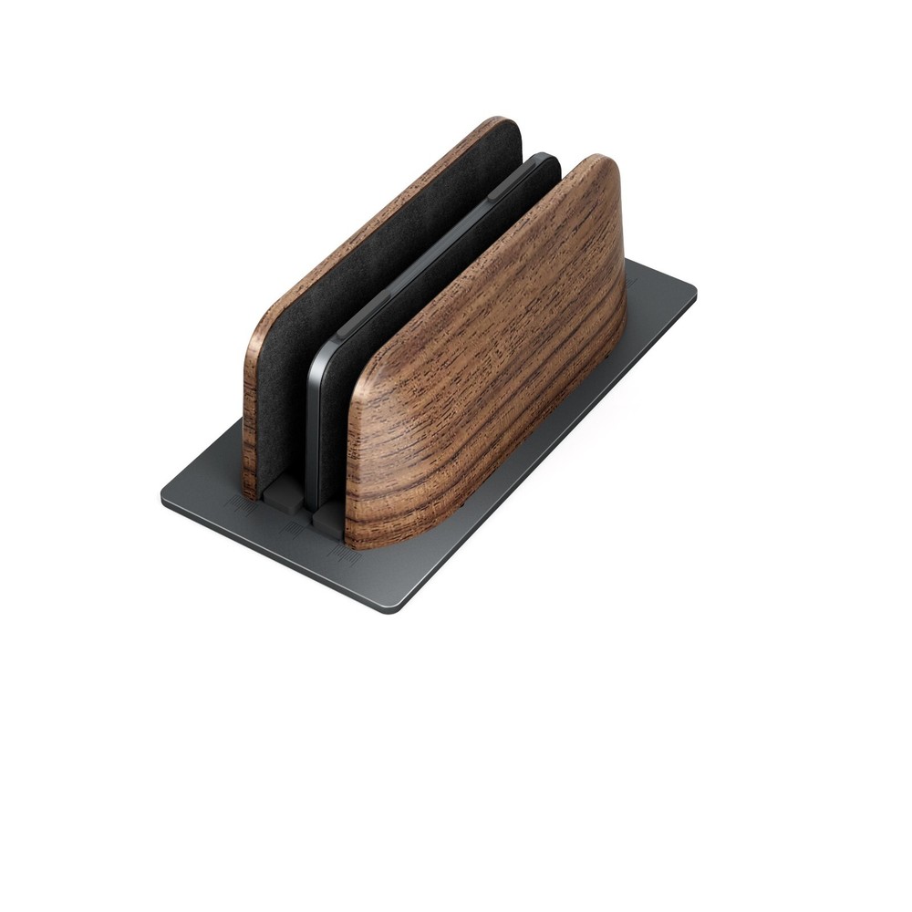 Double fixed bracket portable vertical Laptop Holder stand