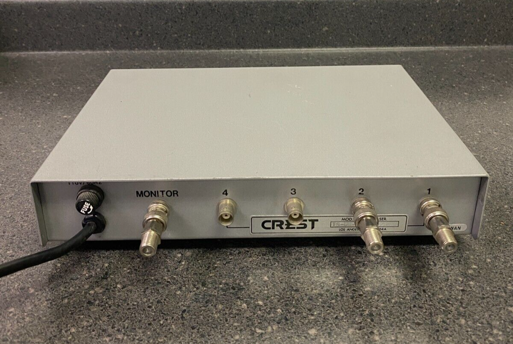 Crest 4 Channel Video Switcher TS-08-4