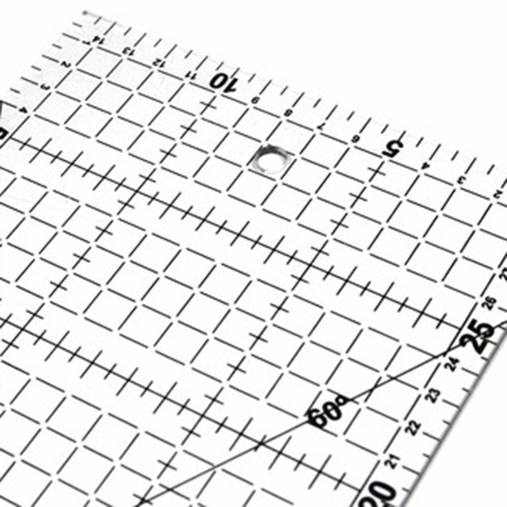 Small Quilting Ruler Patchwork Sewing Craft Tool Fabric Hemming for