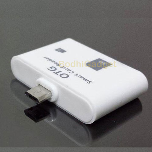 5 in 1 Multi-functional Micro USB Smart Card Reader Adapter For OTG Smartphone