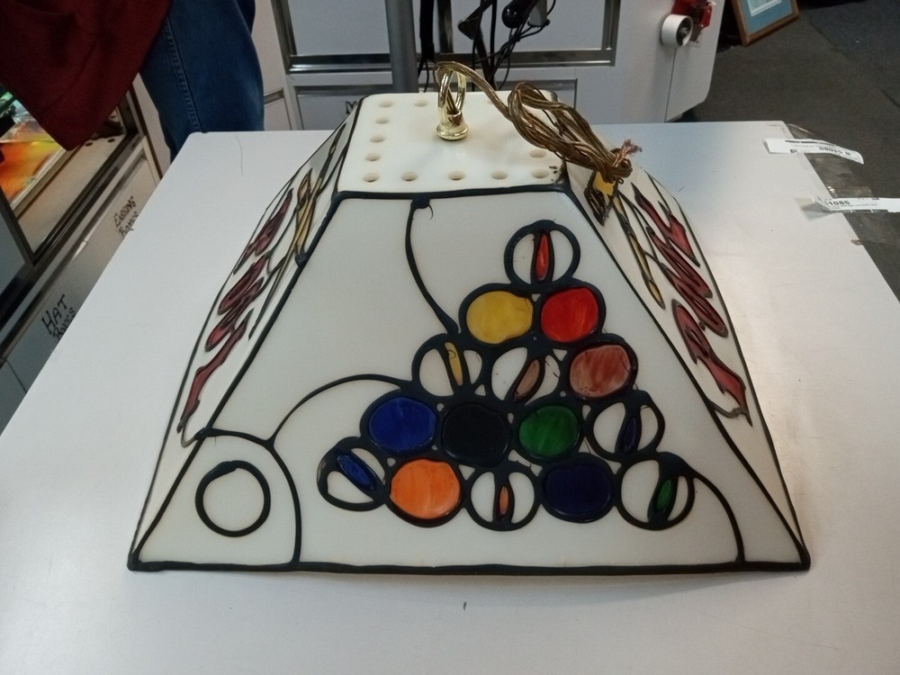 OLD Vintage Pool Table Light LOOK BILLIARDS