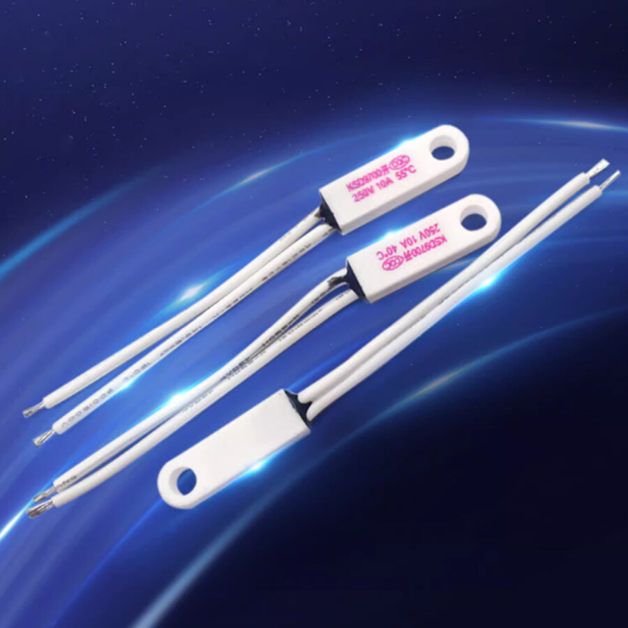 5Pcs Upgraded KSD9700 Ceramic Temperature Switch Thermostat Thermal Protector NO