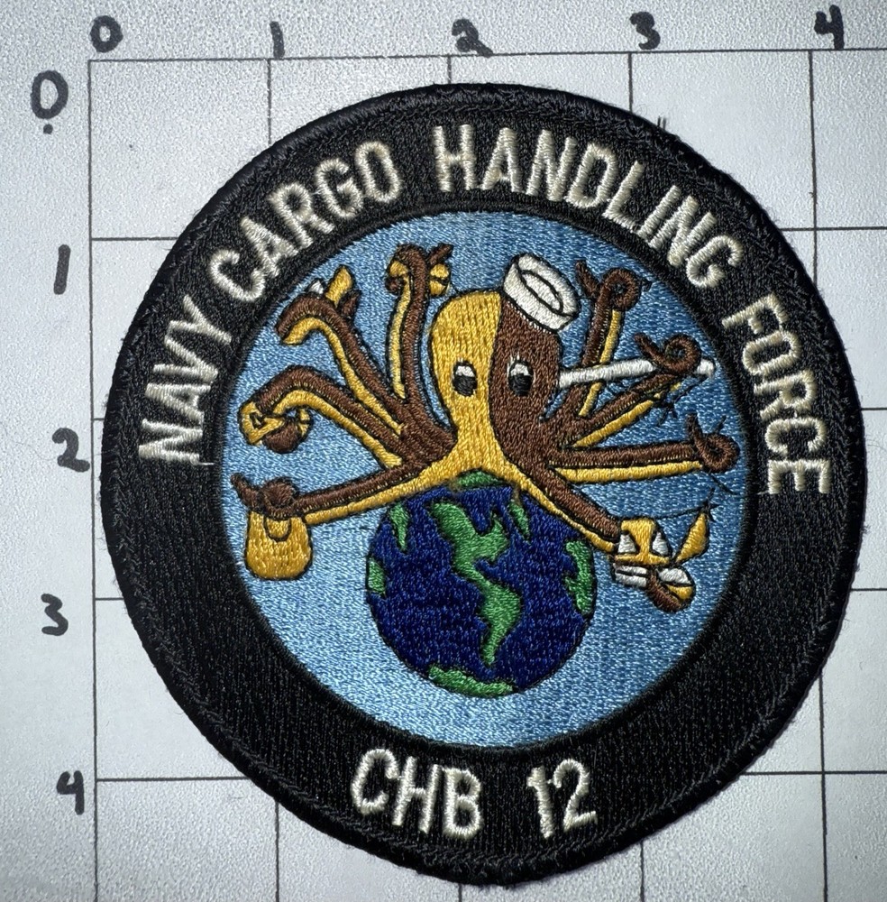 USN Navy Cargo Handling Force CHB 12 Patch (16)