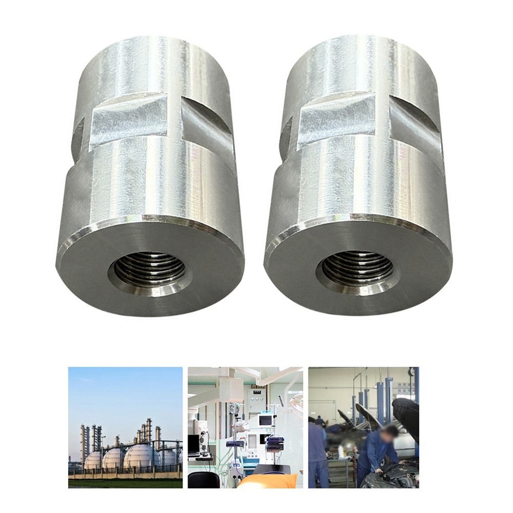 Internal Thread Battery Conversion Adapter 2pcs Aluminium Alloy Compact Design