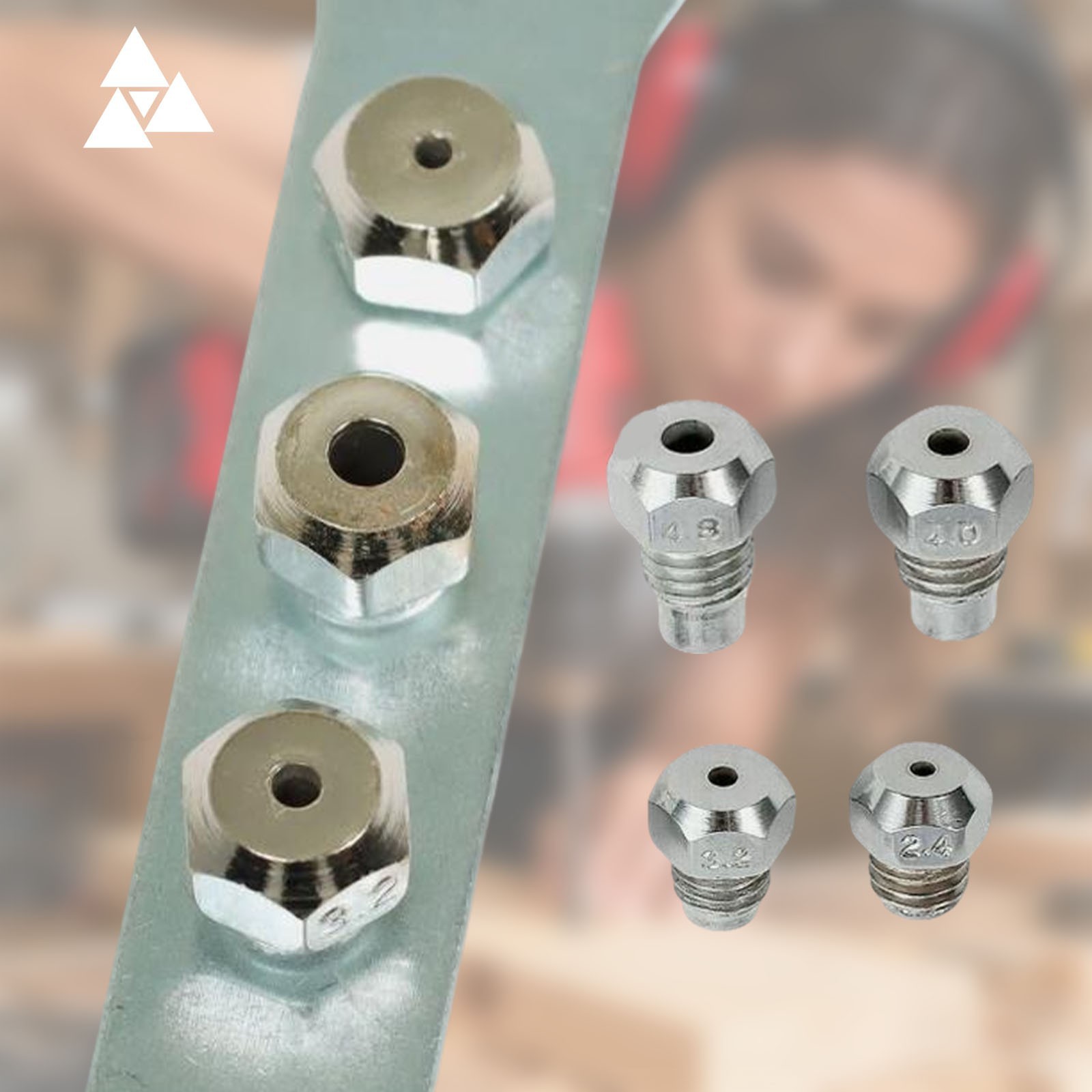 Electric Rivet Nut Gun Adaptor Insert Cordless Riveting Tool Power Drill Kit US