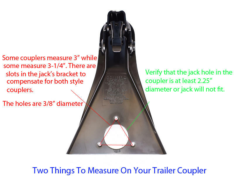 Ram TJA-5000T-B A-Frame Trailer Jack