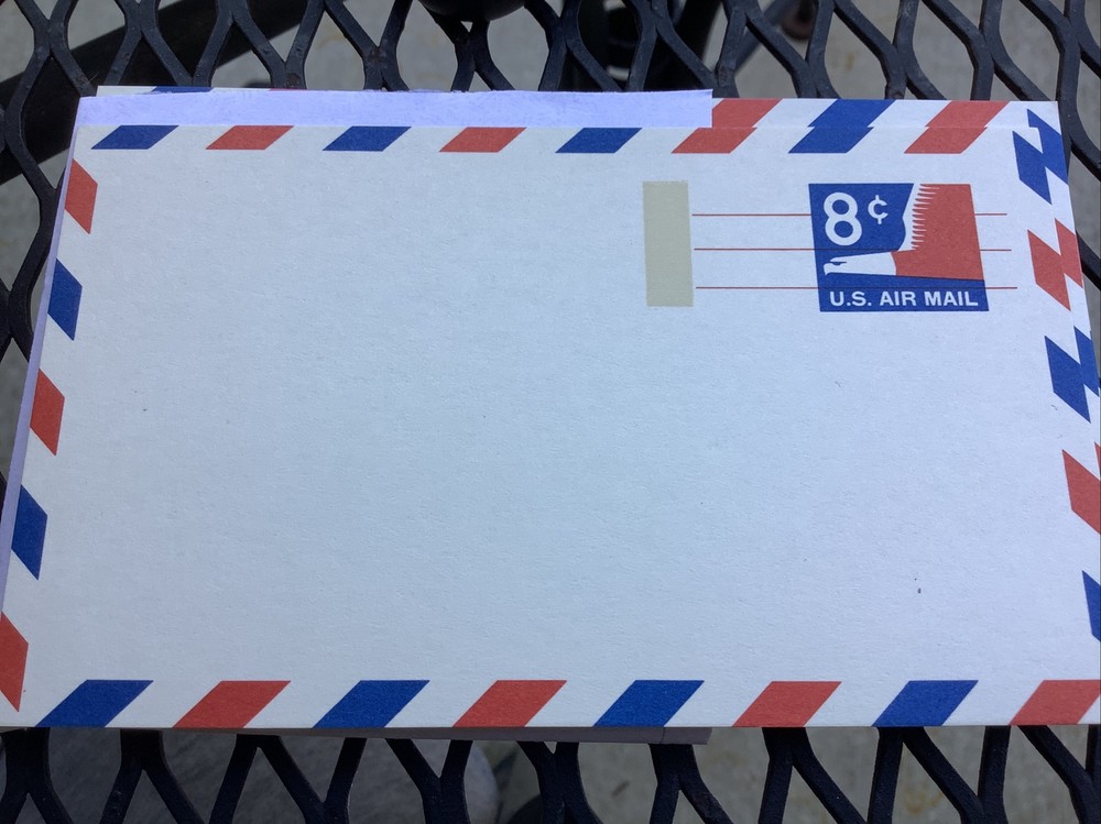 UXC9  8 Cent , Eagle Air Mail Postal Card Mint