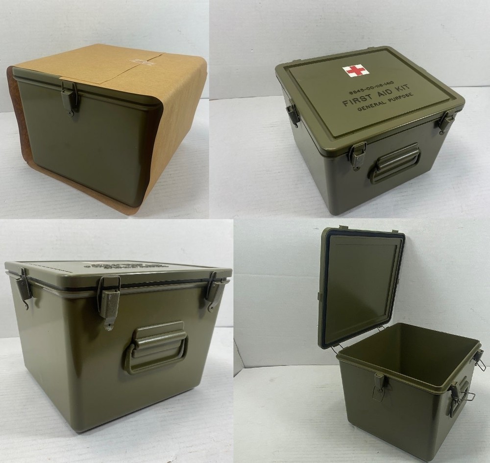 First Aid Kit Box 9x9x7 Plastic size B, NEW
