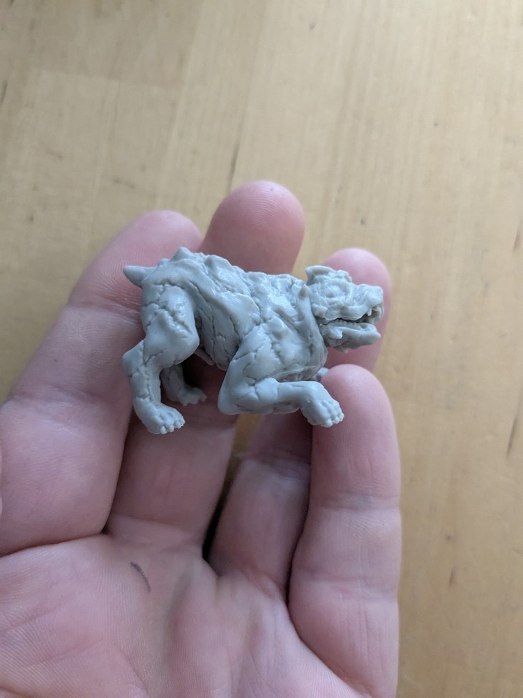 Reaper Bones Stone Hell Hound 2